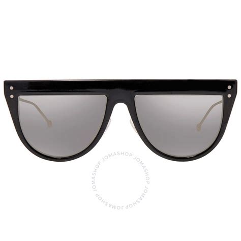 Fendi Unisex Black Oval Sunglasses FF 0372/S 0807 T4 55/16